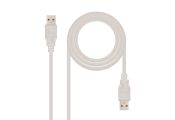 Nanocable Cable USB 2.0, Tipo A/M-A/M, 2.0 m