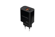 Nanocable Cargador USB-C/PD+USB-A/QC 20W Negro