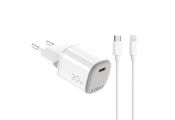 Celly Cargador Gan  1C 20w+ C A Light + Cable