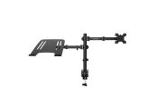 COOLBOX Soporte Monitor+Porttil Monobrazo Acero
