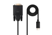 Nanocable Cable Conversor USB-C/M a VGA/M 1,8 M