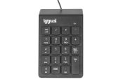iggual Teclado numrico USB CK-NUM-19T negro