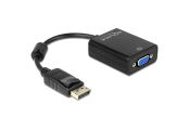 Delock Adaptador Displayport Macho/VGA Hembra Negr
