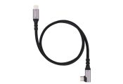 Nanocable Cable USB-C 3.2 GEN2 Acodado 100W 0.5 M