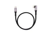 Nanocable Cable USB-C 3.2 GEN2 Acodado 100W 1 M
