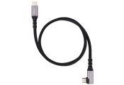 Nanocable Cable USB-C 3.2 GEN2 Acodado 100W 2 M