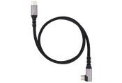 Nanocable Cable USB-C 3.2 GEN2 Acodado 100W 3 M