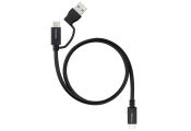 Nanocable Cable USB-C+USB-A/USB-C 3.2 GEN2 2 M