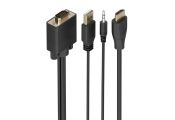 Aisens Cable Conversor HDMI a SVGA y Audio 2m
