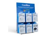 Coolbox pack 18 cargadores gan + expositor