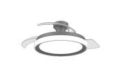 PHILIPS Ventilador techo Luz Bilss 106cm 28+35W Ne
