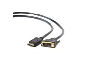 Gembird Adaptador DisplayPort (M) a DVI (M) 3 Mts