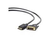 Gembird Adaptador DisplayPort (M) a DVI (M) 1 Mts