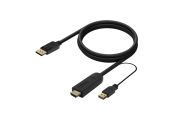 Aisens Conversor Activo HDMI A/M DP V1.2/M 1.8m