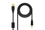 Nanocable Cable USB 2.0 Impresora Ferrita  3.0 M