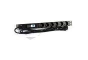 2LAN Regleta 19" 6 Schukos Magneto-T�rmico