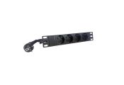 2LAN Regleta 19" 4 Schukos sin Interruptor