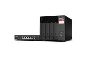QNAP TS-473A-SW5T Bundle NAS 4XHDD-Bay + Switch