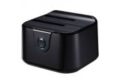 Tooq TQDS-802B Dock Station Doble Baha HDD Negra