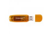 Intenso 3502490 Lpiz USB 2.0 Rainbow 64GB Naranja