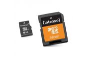 Intenso 3413470 Micro SD clase 10 16GB c/adapt