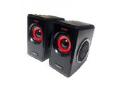 Mars Gaming Altavoces 2.0 MS1 negro/rojo