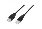 Nanocable Cable USB 2.0 Tipo-A M/H P Negro 1,8 m