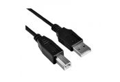Nanocable Cable USB 2.0 Tipo A - B 1.8 M Negro