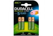 Duracell Pila Recargable HR03 AAA 900mAh Blister*4