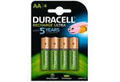 Duracell Pila Recargable HR6 AA 2500mAh Blister*4