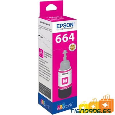 Epson Botella Tinta Ecotank T6641 Magenta