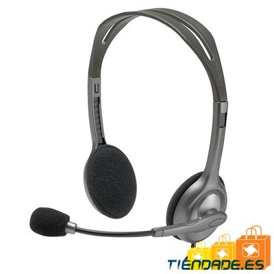 Logitech Auricular+Mic H111 Negro