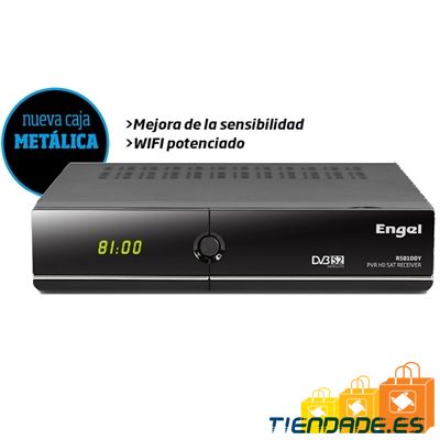 Engel RS8100Y Receptor Satlite HD PVR Wf/Eth