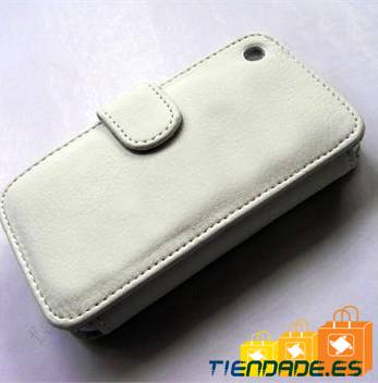 Funda para Iphone 3G con clip color blanco