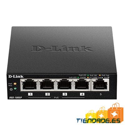 D-Link DGS-1005P Switch 5xGB 4xPoE