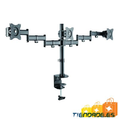 Tooq DB1327TN-B Soporte Monitor Mesa 3Brazos 13-27