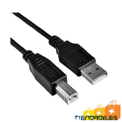 Nanocable Cable USB 2.0 Tipo A - B 3 M Negro