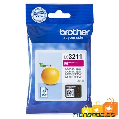 Brother Cartucho LC3211M Magenta  Blister