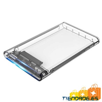 CoolBox Caja HDD 2.5" SCT-2533 USB3.0 Transparente