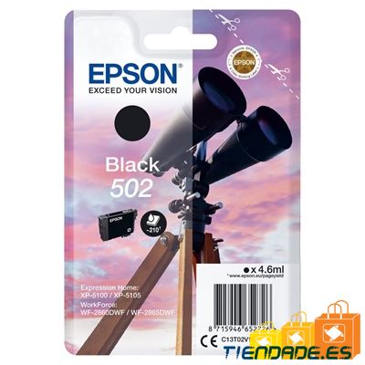 Epson Cartucho 502 Negro