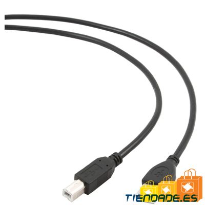 Gembird Cable USB 2.0 Tipo A/M-B/M 1.8 Mts Negro