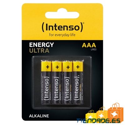 Intenso Pila Alcalina energy ultra AAALR03 Pack-4