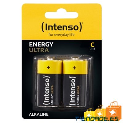 Intenso Pila Alcalina energy ultra CLR14 Pack-2