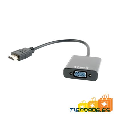 Gembird Adaptador HDMI(M) a VGA(H) + Audio