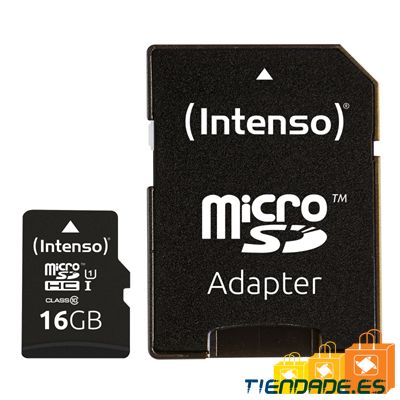 Intenso 3423470 Micro SD UHS-I Premium 16GB c/adap