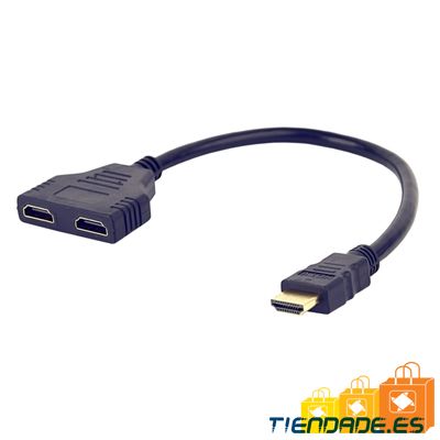 Gembird Cable Adaptador HDMI(M) a 2xHDMI(H) 0.2Mts