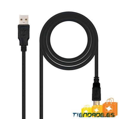 Nanocable Cable USB 2.0 Impresora Tipo A/M-B/M 1 M