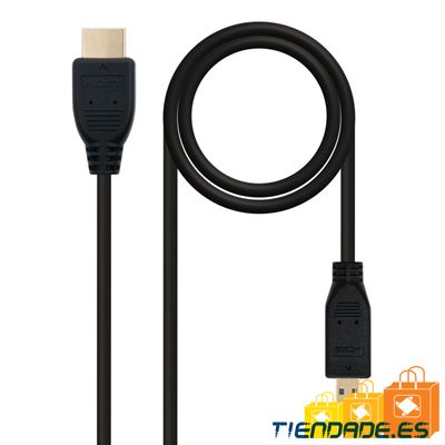 Nanocable Cable Micro HDMI 1.4  A/M-D/M 0.8 M