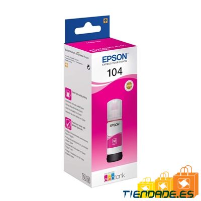 Epson Botella Tinta Ecotank 104 Magenta