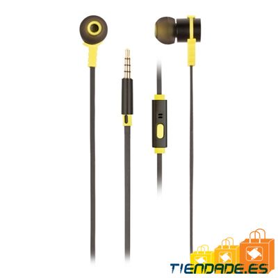 NGS Auriculares metlicos cplano 1.2m Negro